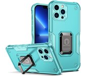 KEYSION Shockproof Armor Case for iPhone 13 Pro Max Ring Stand Phone Back Cover for Apple iPhone 12 Pro Max 11 Pro Max