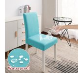 coolazy Funda de Asiento de Spandex Impermeable Fundas Elásticas Elásticas para Sillas para Banquete de Bodas Comedor 1 pieza