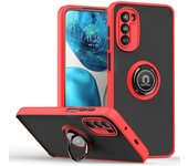 KEYSION Matte Case for Motorola MOTO G52 G71 G51 5G G41 G31 G50 G60 S Transparent Shockproof Ring Phone Cover for MOTO G 5G 2022