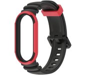 Strap for Mi Band 8 7 6 5 Silicone Bracelet for Mi Band 7 6 Strap Man Woman Breathable Rubber Watchband