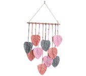 Colgante de Pared de Macramán Tapiz Tejido Boho para Sala de Estar, Boda, Dormitorio