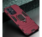 KEYSION Shockproof Armor Case for VIVO V23 5G V23 Pro Y76 5G Y76S Y74S Y55S S12 Ring Stand Phone Back Cover for iQOO U5 Neo 5S