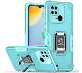 KEYSION Shockproof Armor Case for Redmi 9C 9A Ring Stand Phone Back Cover for Xiaomi 11T 5G 11T Pro 5G