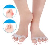 2 Pcs Silicone Bunion Nice For Big Toe Separator Valgus Bunion Corrector Orthotics Pedicure Feet Bone Thumb Adjuster Correction