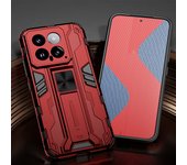 KEYSION Shockproof Armor Case for Xiaomi 14 Pro 5G Soft Silicone+PC Kickstand Phone Back Cover for Redmi Note 13 5G 13 Pro+ 5G