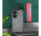 KEYSION Shockproof Case for Oneplus Nord CE 3 Lite 5G Silicone+PC Transparent Honeycomb Phone Cover for Oneplus Nord 3 5G
