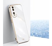KEYSION Luxury Plating Case for Honor 90 5G 90 Lite Soft Silicone Square Shockproof Phone Back Cover for Huawei Honor 70 50 Lite