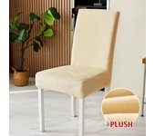 coolazy Funda de Felpa para Silla Fundas Elásticas para Silla Fundas de asiento para Cocina Comedor Banquete de Bodas Hotel