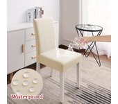 coolazy Funda de Asiento de Spandex Impermeable Fundas Elásticas Elásticas para Sillas para Banquete de Bodas Comedor 1 pieza