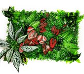 40 * 60cm plantas artificiales césped foto de fondo pared hojas de hierba boda decoración alfombra verde césped decoración del hogar plantas falsas