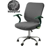 Chair Cover Thicken Solid Office Computer Spandex Split Seat Cover Universal Office Anti-dust Armchair Cover