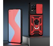 KEYSION Shockproof Case for Realme 8 5G 8i C25S C21Y Push Pull Camera Protection Phone Cover for OPPO A95 A12 A16