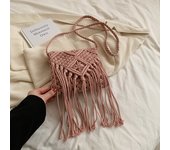 New Straw Bag Bohemian Tassel Beach Bag Women Crochet Fringed Crossbody Ultralight Shoulder Bag Women Small Bolsos Feminina