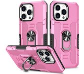 KEYSION Shockproof Armor Case for iPhone 14 Pro Max 14 Plus Ring Stand Phone Back Cover for iPhone 13 12 Pro Max 11 X XS Max XR