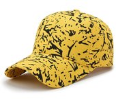 Beige Yellow Graffiti Hip Hop Baseball Cap For Men Summer Street Snapback Caps Cotton Women Brand Designer Hats Gorras Hombre
