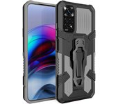 KEYSION Shockproof Armor Case for Redmi Note 11 11S Global Version Stand Back Clip Phone Cover for Xiaomi Redmi Note 11 Pro 5G