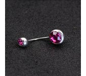 1Pc 20g surgical steel belly earring two uses highquality belly button rings disco body piercing navel rings body jewelry
