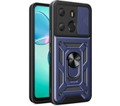 KEYSION Shockproof Case for Tecon Pop 7 Pro Spark Go 2023 Slide Camera Protection Ring Phone Cover for Infinix Smart 7 Note 30
