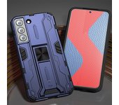 KEYSION Shockproof Armor Case for Samsung S22 Ultra S22 Plus Stand Phone Back Cover for Galaxy S21 Ultra S21+ Plus S21 FE M52 5G