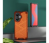 KEYSION Shockproof Case for Oneplus Nord CE 3 Lite 5G Silicone+PC Transparent Honeycomb Phone Cover for Oneplus Nord 3 5G