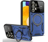 KEYSION Shockproof Armor Case for Samsung A52 5G A52S 5G A32 A22 5G Ring Stand Camera Protector Phone Cover for Galaxy A22 4G