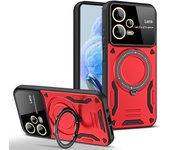 KEYSION Shockproof Case for Redmi Note 12 Pro+5G 12 4G 12S Ring Stand Camera Protector Phone Cover for Xiaomi POCO X4 X5 Pro 5G