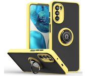 KEYSION Matte Case for Motorola MOTO G52 G71 G51 5G G41 G31 G50 G60 S Transparent Shockproof Ring Phone Cover for MOTO G 5G 2022