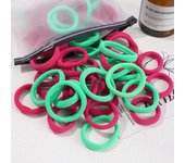 30/50pcs Girls Solid Color Big Rubber Band Ponytail Holder Gum Headwear Elastic Bands Korean Hair Accessories Ornaments