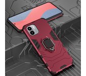 KEYSION Shockproof Armor Case for Xiaomi Redmi A1+ A1 Plus Soft Silicone+PC Ring Stand Phone Back Cover for Xiaomi Redmi A1 Plus