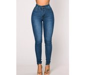 High Waist Denim Jeans For Women Stretch Hip Push Up Skinny Pencil Pants