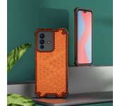 KEYSION Shockproof Case for VIVO V23 5G V23 Pro Y76 5G Y76S Y74S Y55S Transparent Honeycomb Phone Back Cover for iQOO U5 Neo 5S