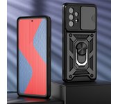 KEYSION Shockproof Case for Samsung A53 A73 A33 5G A03 Core Push Pull Camera Protection Phone Cover for Galaxy S21 FE 5G