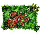 40 * 60cm plantas artificiales césped foto de fondo pared hojas de hierba boda decoración alfombra verde césped decoración del hogar plantas falsas