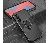KEYSION Shockproof Armor Case for Samsung A54 5G A34 A14 A13 A04S Silicone+PC Ring Stand Phone Cover for Galaxy M23 M14 M52 M13
