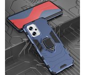 KEYSION Shockproof Armor Case for Xiaomi POCO X4 GT 5G Ring Stand Phone Back Cover for Redmi Note 11T Pro+