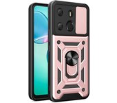 KEYSION Shockproof Case for Tecon Pop 7 Pro Spark Go 2023 Slide Camera Protection Ring Phone Cover for Infinix Smart 7 Note 30