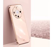 KEYSION Luxury 6D Plating Case for Huawei Mate 60 Pro TPU Silicone Square Shockproof Phone Cover for Huawei Mate 50 Pro 40 30 20