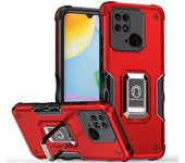 KEYSION Shockproof Armor Case for Redmi 10C 10A Ring Stand Phone Back Cover for Xiaomi Redmi Note 9 Pro 9S