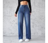 Women Denim Jeans Ladies Wide Leg Straight Pants Full Length Long Jean Pants pantalones de mujer