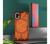 KEYSION Shockproof Armor Case for Nothing Phone 2 1 Soft Silicone+PC Transparent Honeycomb Phone Cover for Nothing Phone 2 1