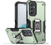 KEYSION Shockproof Armor Case for Samsung A54 A34 A14 5G Metal Ring Stand Camera Protection Phone Cover for Galaxy M13 5G