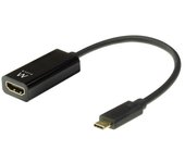 Ewent Adaptador USB-C a HDMI 4K Hembra Negro