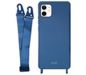 Cool Funda Colgante Azul para iPhone 12 Mini