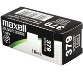 Maxell SR521SW Pack de 10 Pilas de Botón 379