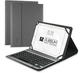 Subblim Keytab Pro Bluetooth Funda con Teclado Gris para Tablets 9.6"/10.8"
