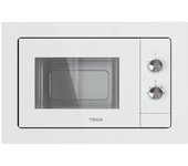 Microondas Integrable - TEKA MB 6200 BI, Blanco, 20L, Grill