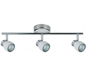 AKUNADECOR Regleta 3 Luces Para Baño Modelo Chacho Blanco-cromo