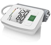 medisana BU 512 Monitor de presión arterial para el brazo, Medición precisa de presión arterial y pulso, Memoria para 2 usuarios, Escala de semáforo, Detección y advertencia de arritmias