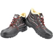 YATO YT-80847 - zapatos de seguridad de corte medio talla 45"Tezu", Color: Negro