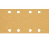 Bosch Professional 50 x Lijas Expert C470 con 8 agujeros, para Madera dura, Pintura sobre madera, 93 x 186 mm, Grano 60, Accesorios Lijadora orbital